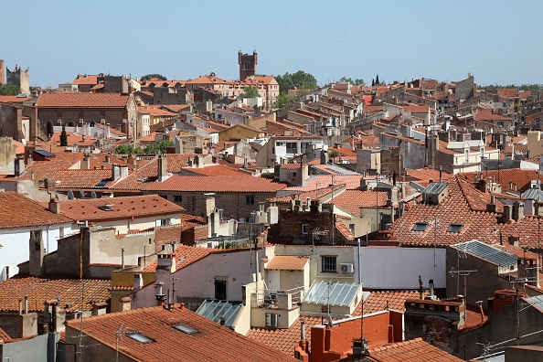 Ville de Perpignan.  (Crédit photo RAYMOND ROIG/AFP via Getty Images)